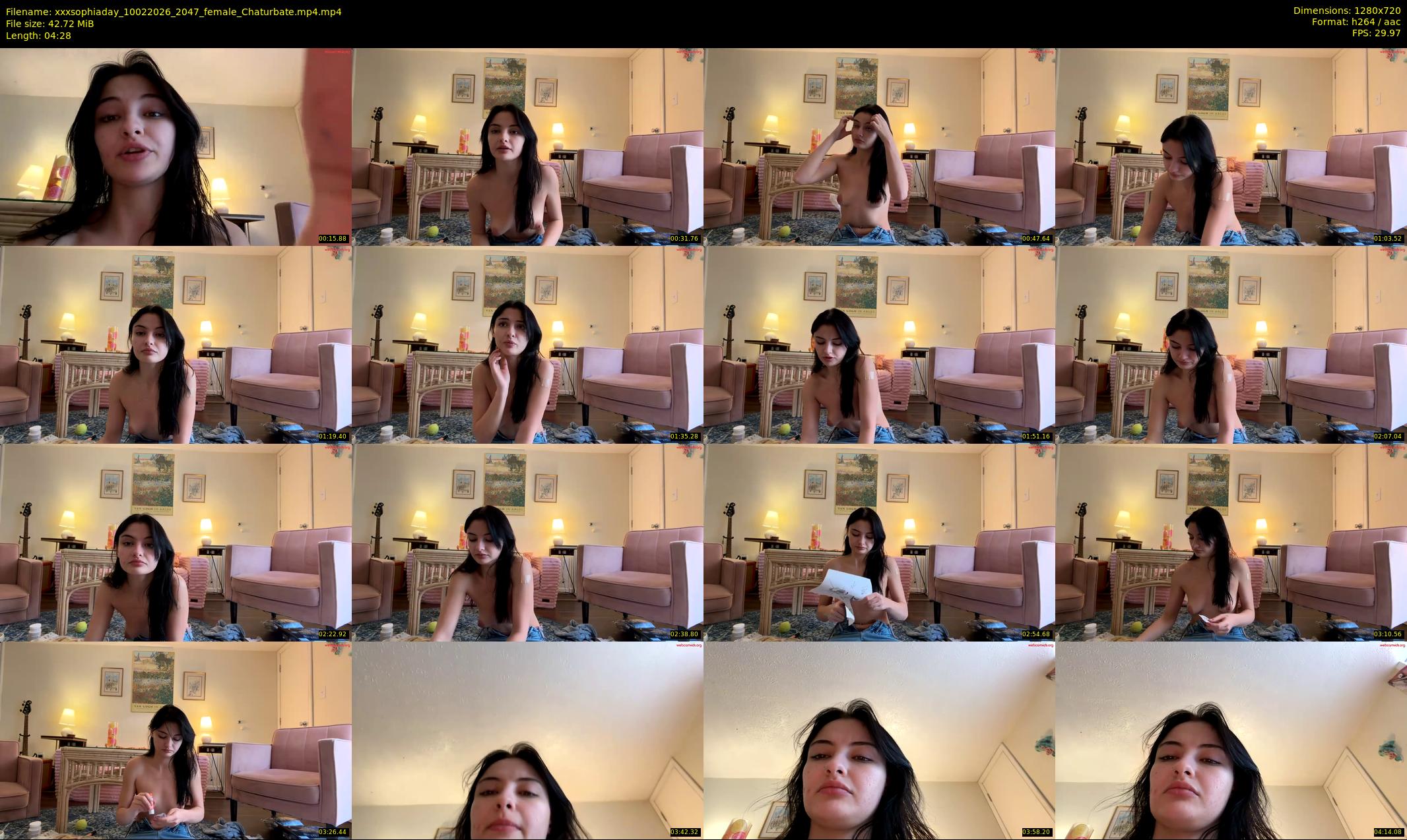 xxxsophiaday 100226 2047 Chaturbate female